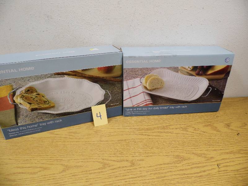 2 New Porcelain Trays