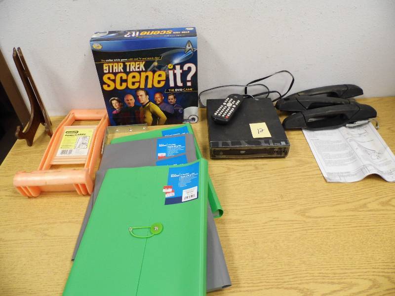 DVD Player, Door handles, Misc in Tote