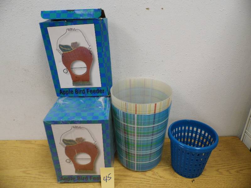 Bird Feeders, Garbage Cans