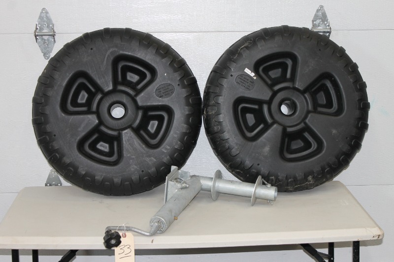lot 33 image: DockBoat Lift Wheels
