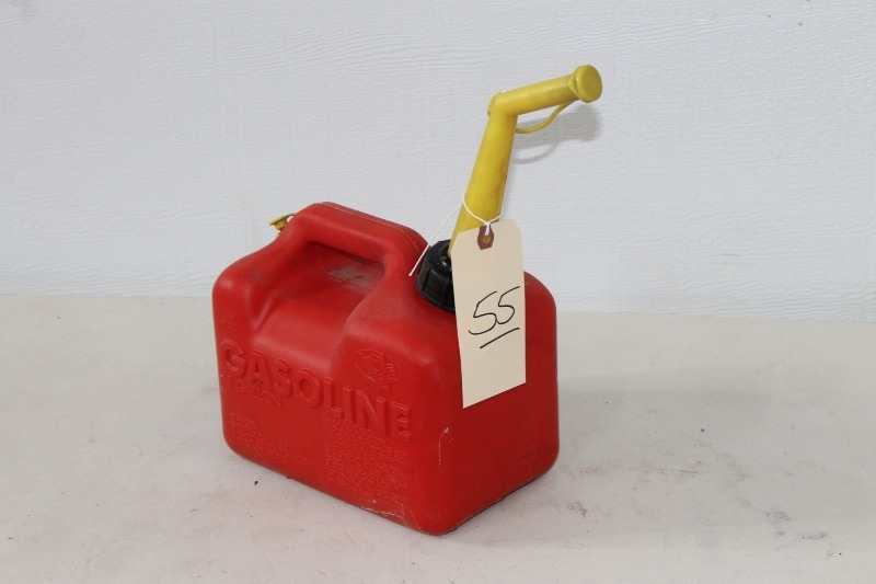 lot 55 image: Plastic Gas Can - 1.0 gal.