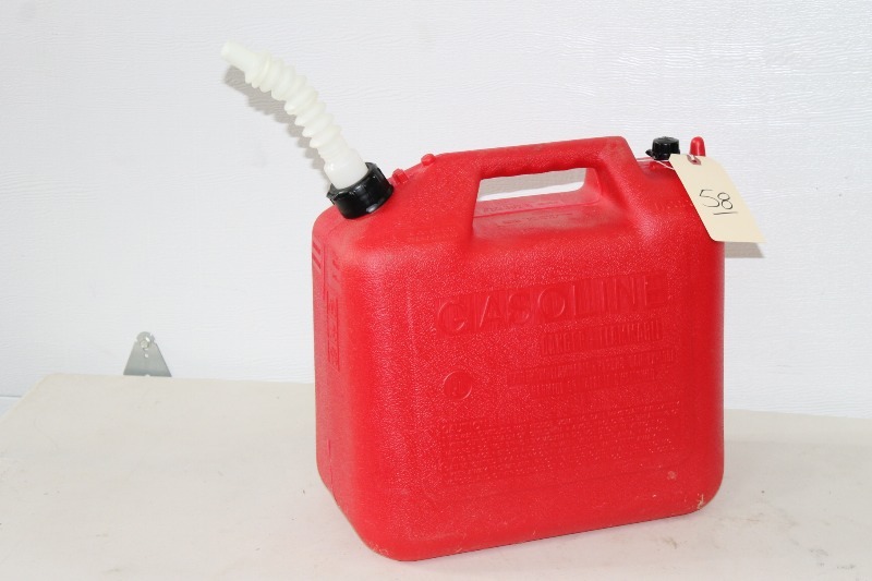 lot 58 image: Plastic Gas Can - 5.0 gal.
