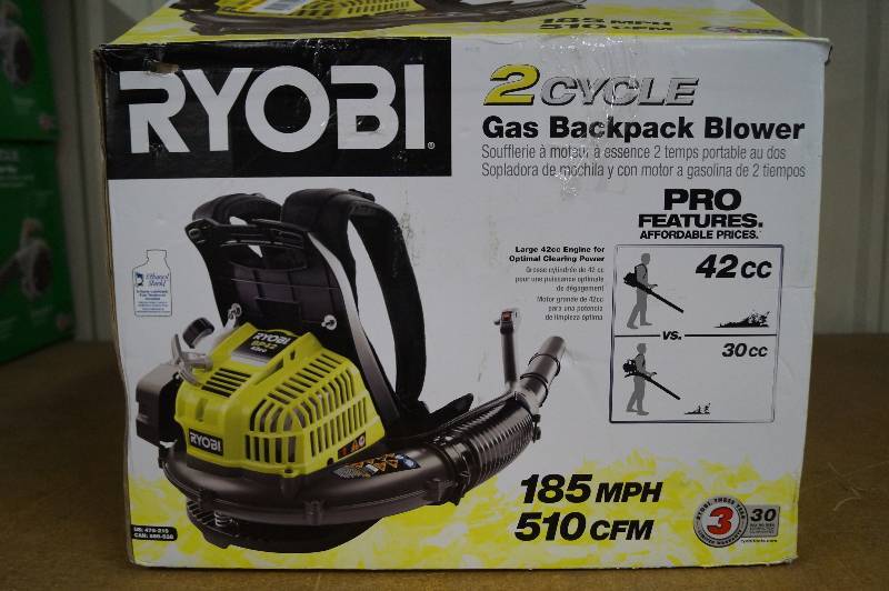 Ryobi 2 cycle gas backpack blower