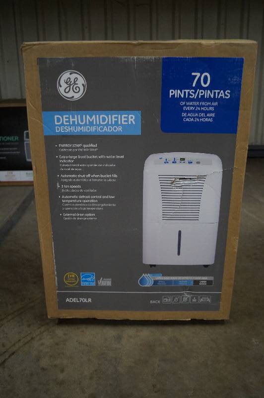 70 pint General Electric dehumidifier