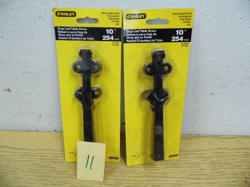 2 Stanley Drop Leaf Table Braces