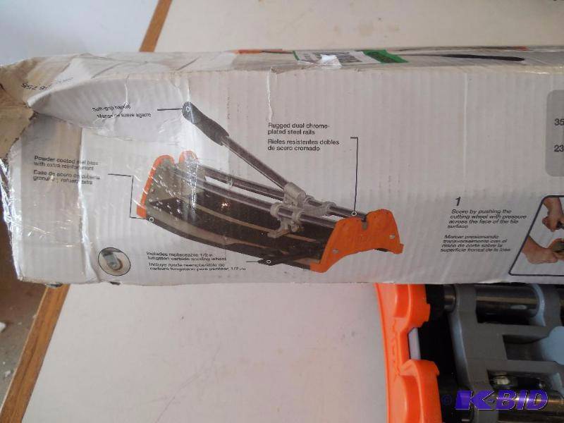 lot 43 image: 14 in. Rip Ceramic Tile Cutter