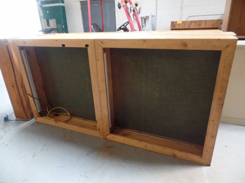 Cedar Display Cabinets