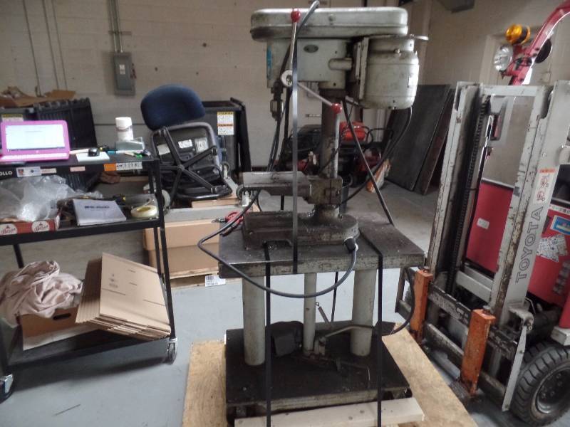 Jet Drill Press with Adjustable Stand