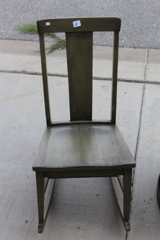 Vintage Wood Rocking Chair