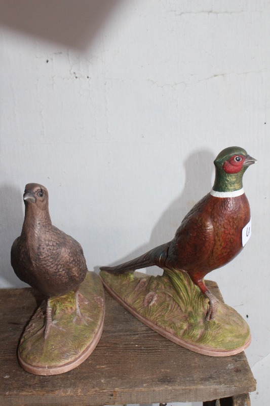 Pheashant Statues