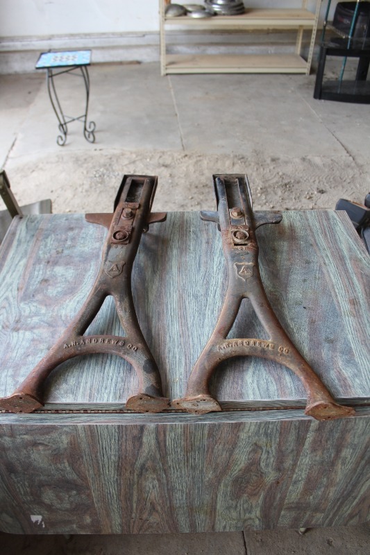 Antique Desk Rails