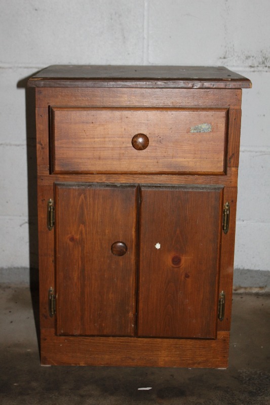 Solid Wood End Table