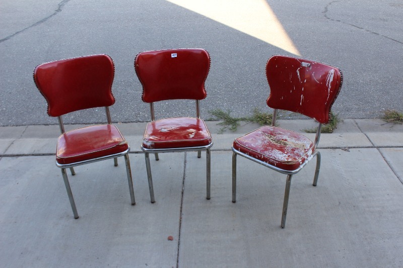 Set of 3 mid century modern chairs