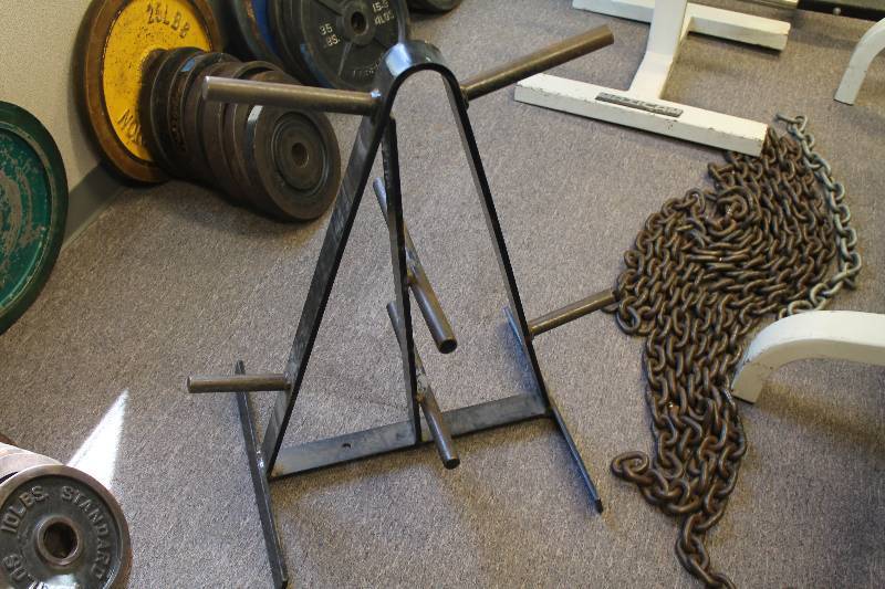 lot 15 image: Plate weight Rack