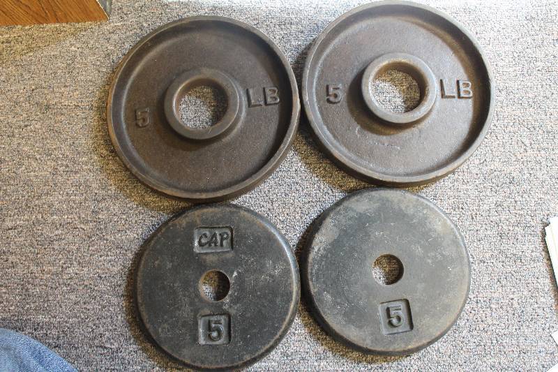 lot 19 image: Plate weights