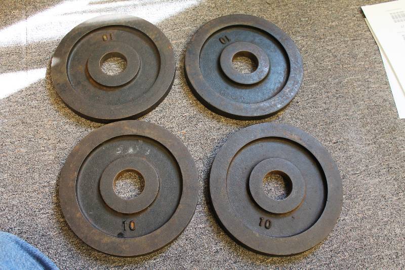 lot 23 image: Plate weights