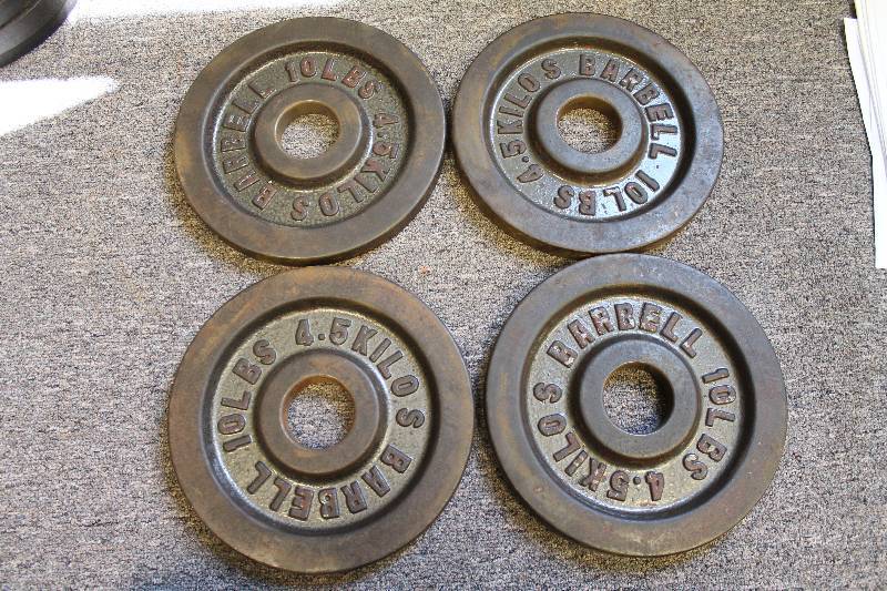 lot 24 image: Plate weights