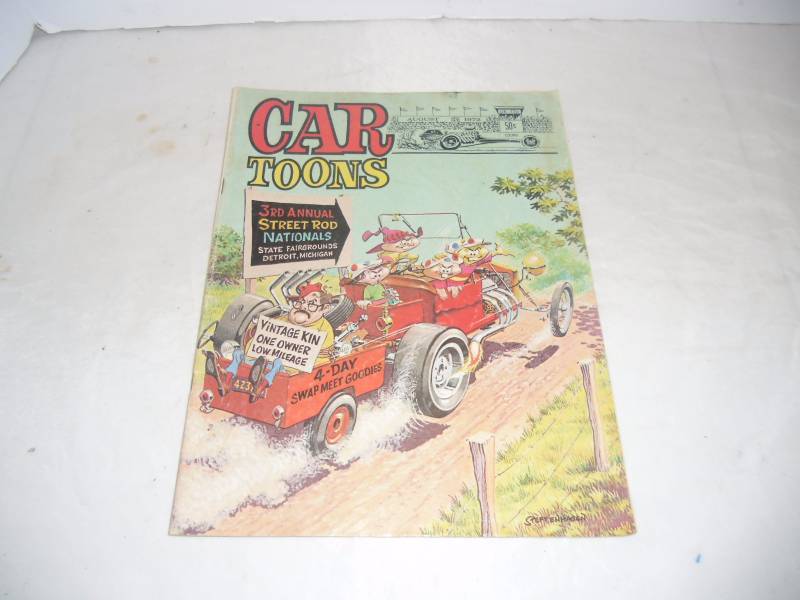 1969 - 1972 Car & Hot Rod Cartoon Magazines