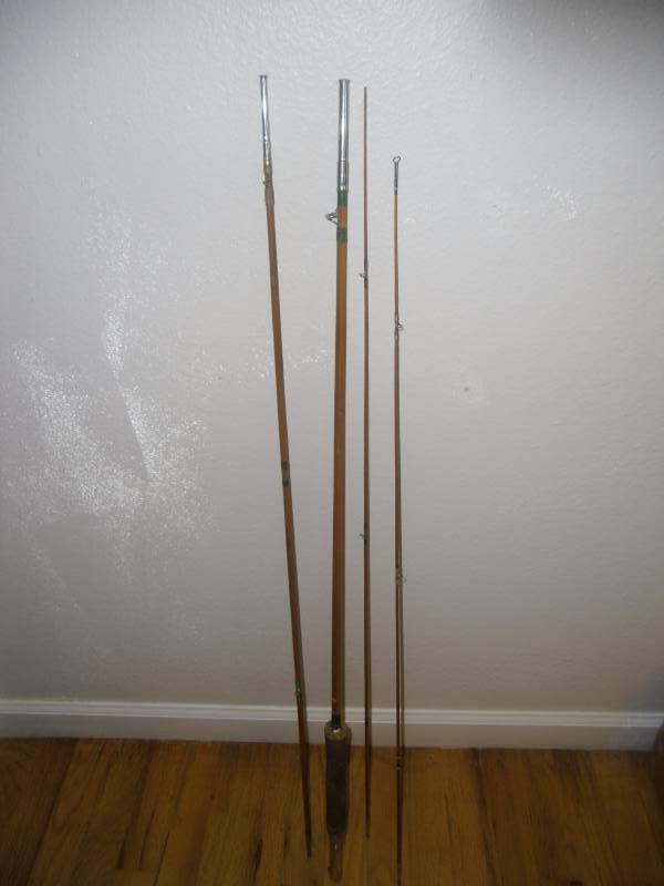 Vintage Bamboo Fishing Rod Japan