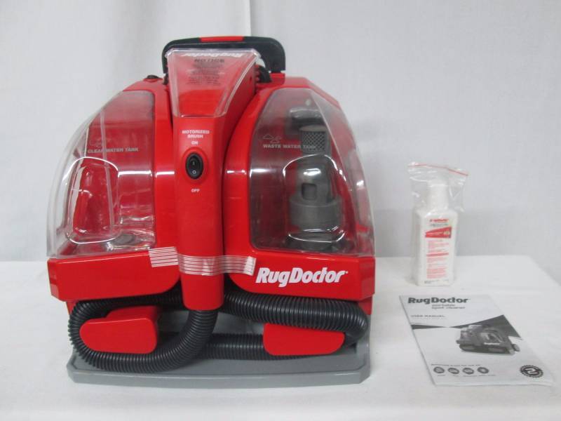 lot 36 image: Rug Doctor Portable Steam Cleaner Pack - Red
