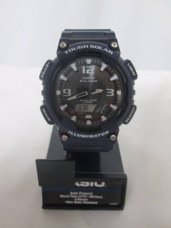 lot 49 image: Casio Navy Solar AnalogDigital Watch
