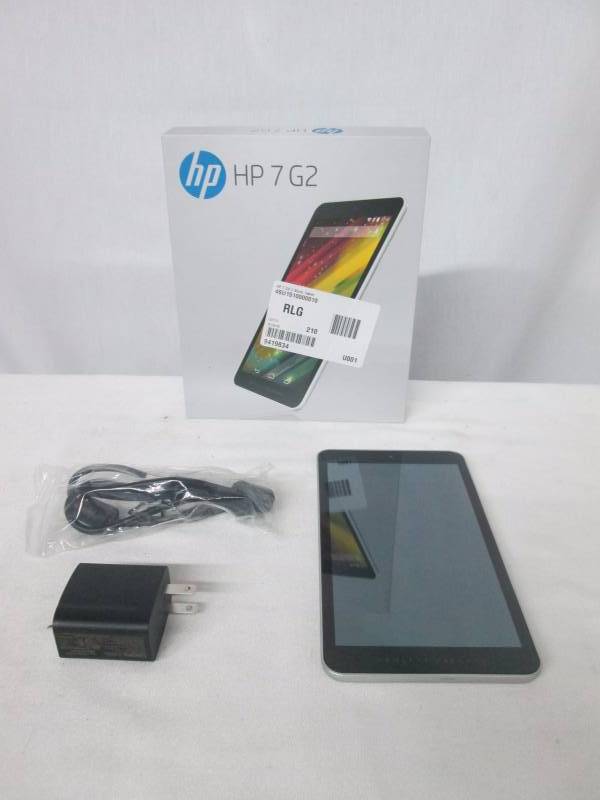 lot 18 image: HP 7 8GB Android Tablet - Silver
