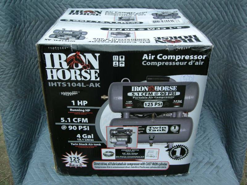 lot 53 image: Iron Horse Air Compressor