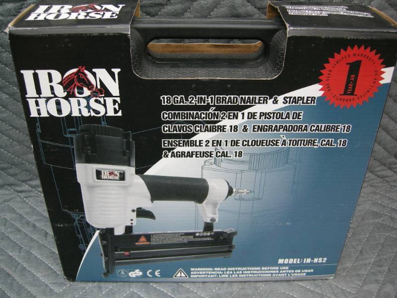 lot 66 image: Iron Horse Brad NailerStapler