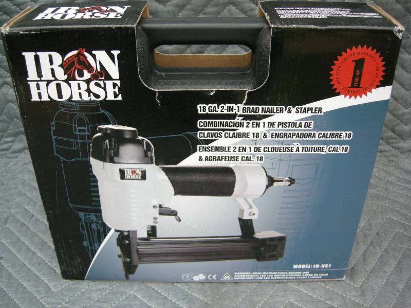 lot 68 image: Iron Horse Brad NailerStapler