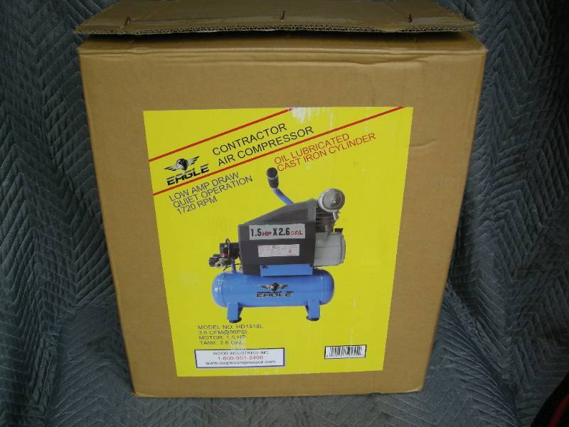 lot 79 image: Eagle Contractor Air Compressor