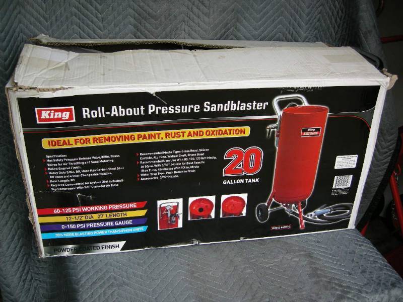 lot 80 image: King 20 Sandblaster