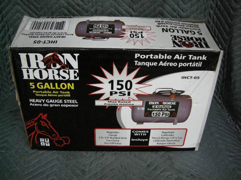 lot 103 image: Iron Horse Portable Air Tank