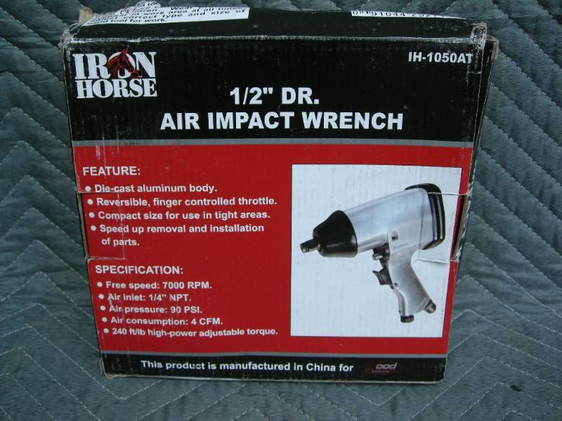 lot 113 image: Iron Horse 12 Air Impact Wrench