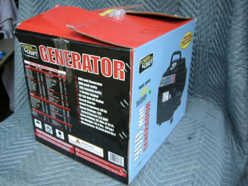Power Craft 900W Generator New Showroom Generators, Air Compressors