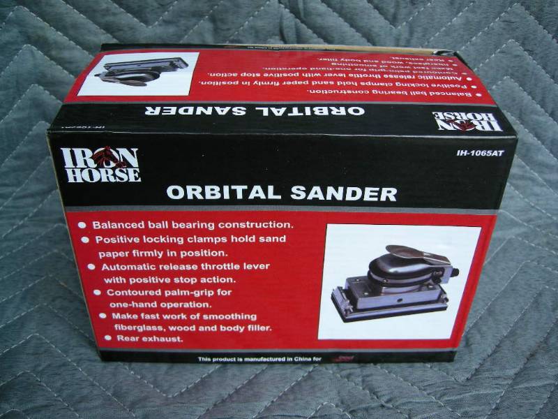 lot 127 image: Iron Horse Orbital Sander