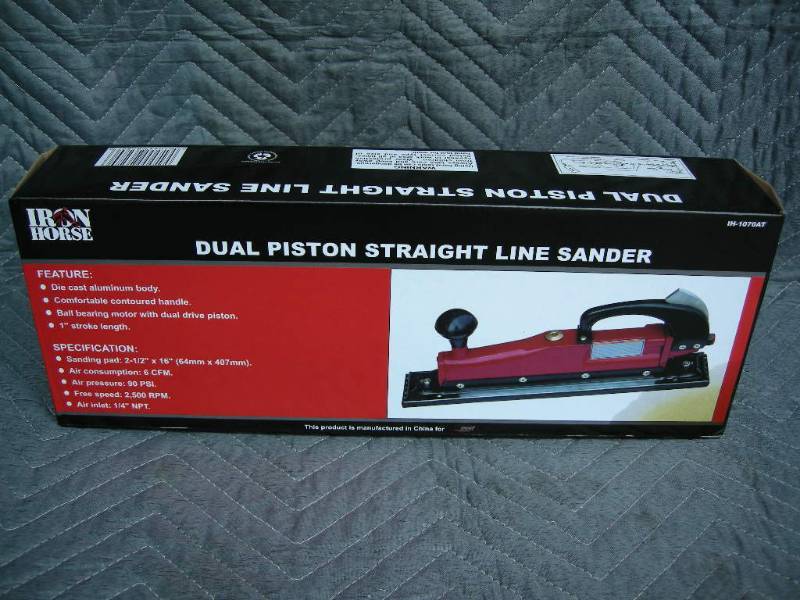 lot 131 image: Iron Horse Straight Line Sander