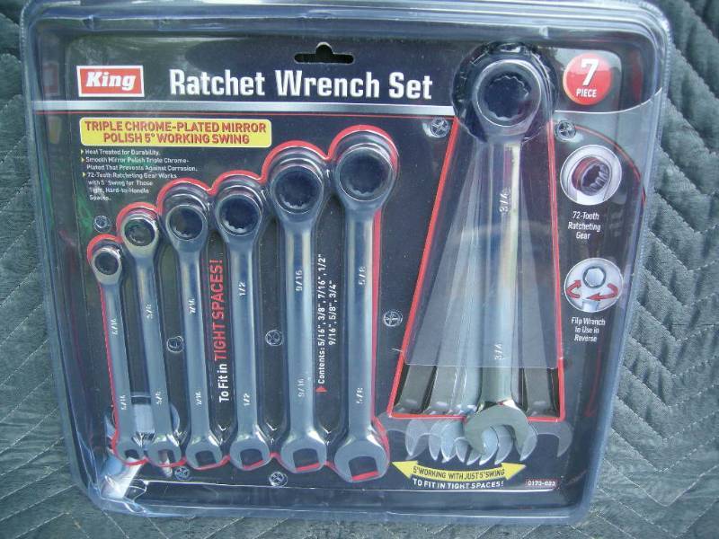 lot 140 image: King Ratchet Wrench Set