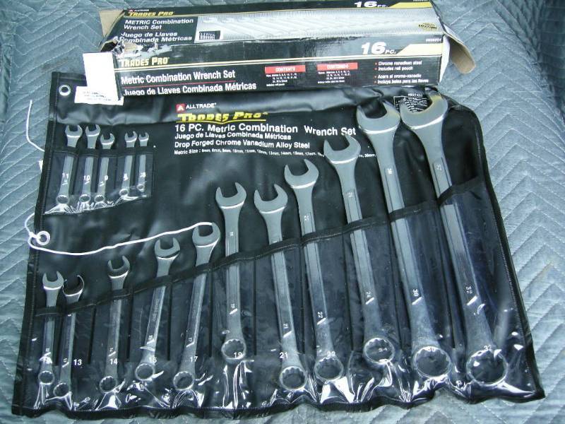lot 141 image: AllTrade Metric Combination Wrench Set