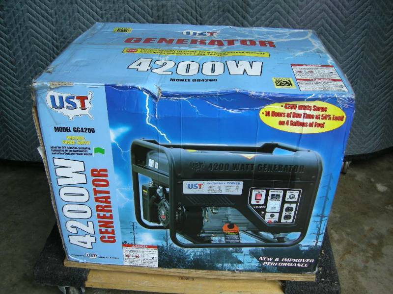 lot 81 image: UST 4200W Generator