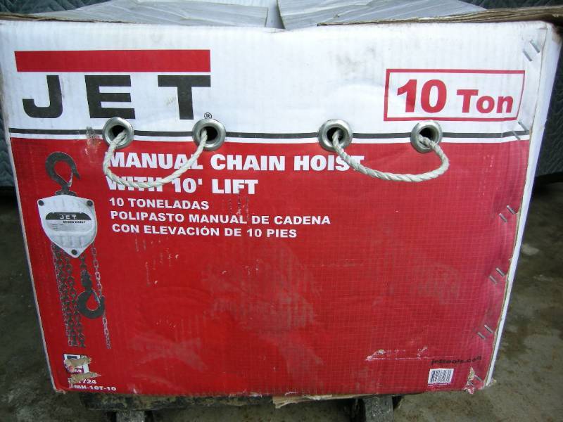 lot 11 image: Jet 10 Ton Chain Hoist