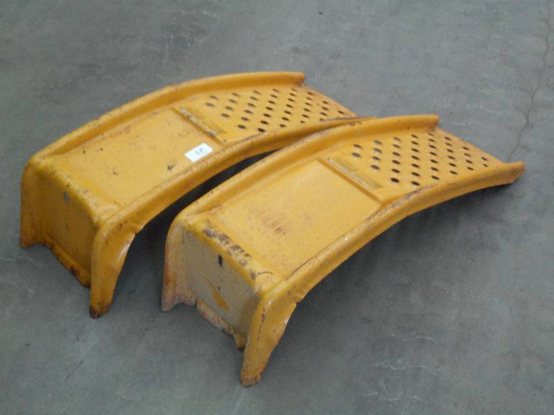 lot 21 image: (1) Set Of Steel Car Ramps ...