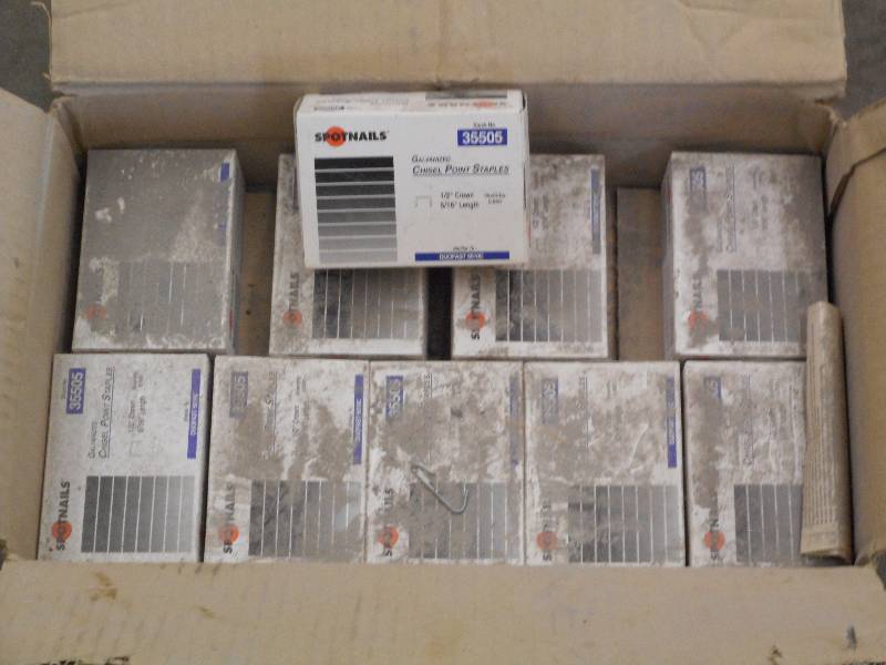 lot 24 image: (10) Boxes Of SpotNails 12-Crown,...
