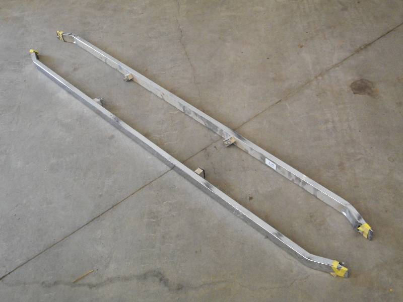 lot 27 image: (1) Set Of Chrome Bed-Rail Bars For...