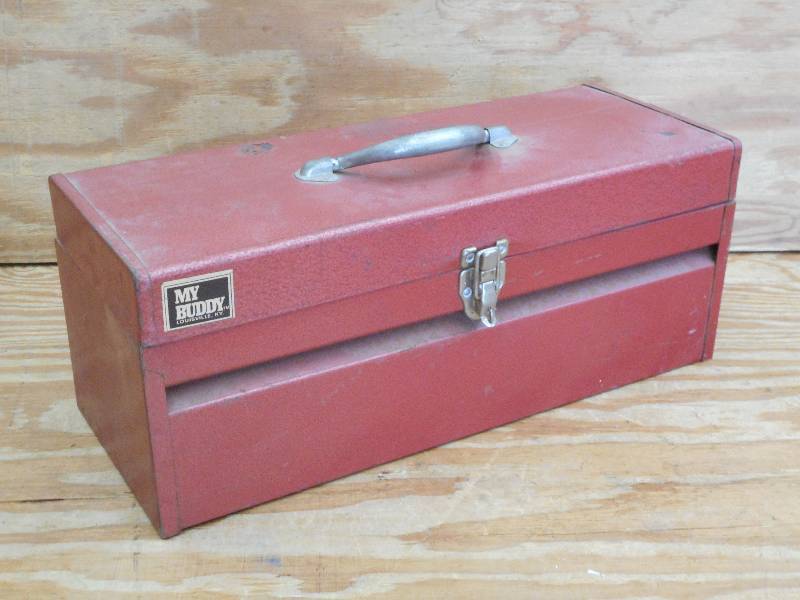 lot 14 image: My Buddy Steel Toolbox ...