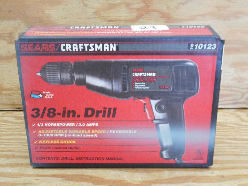 lot 23 image: Unused Craftsman 38 Variable Spee...