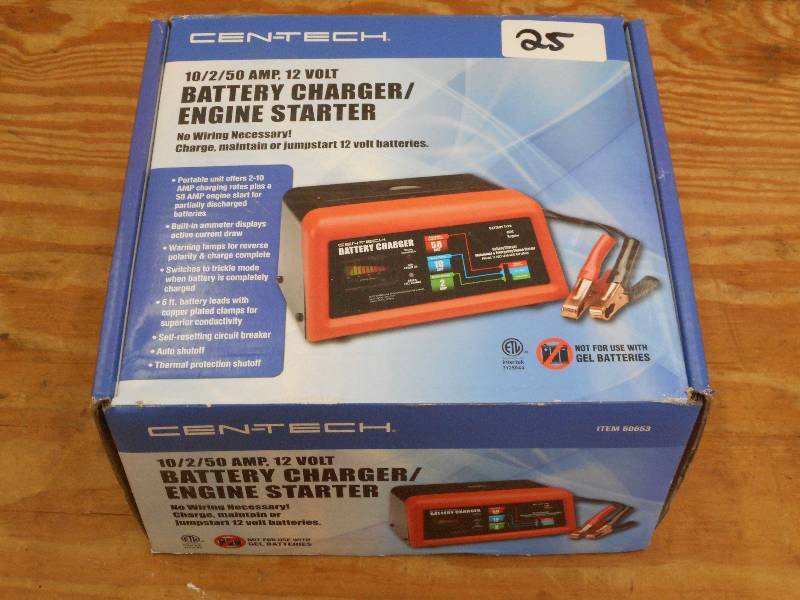 lot 25 image: Unused Centech 21050 Amp 12Volt B...
