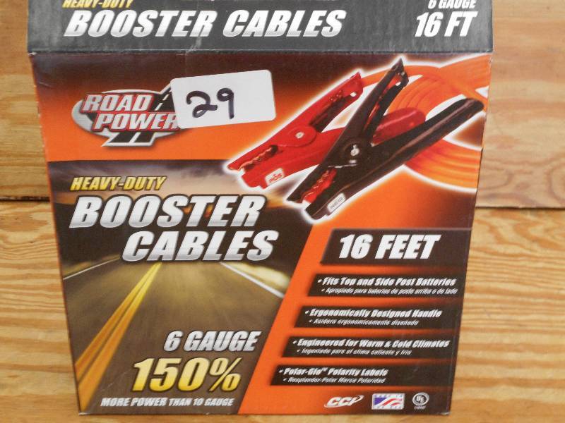 lot 29 image: Unused Road Power 6-Gauge 16ft Boos...
