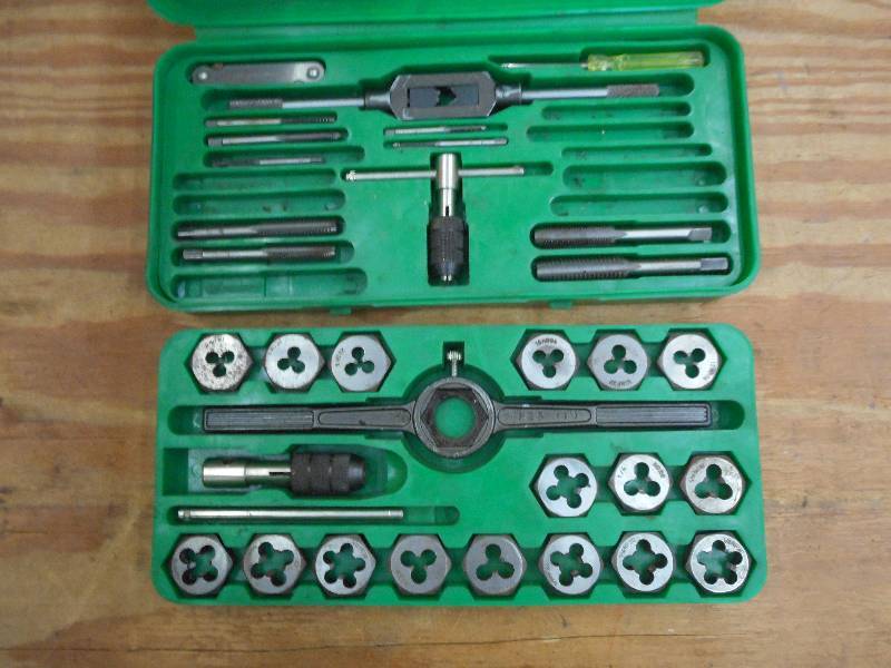 lot 34 image: 40-Piece Tungsten Steel Tap & Die S...