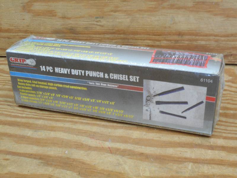 lot 44 image: Unused Grip 14-Piece HD Punch & Chi...