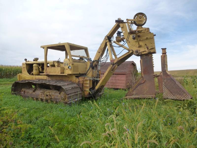 Caterpillar D8H Tile Plow NCS Brown Excavating2 Equip 2015 KBID